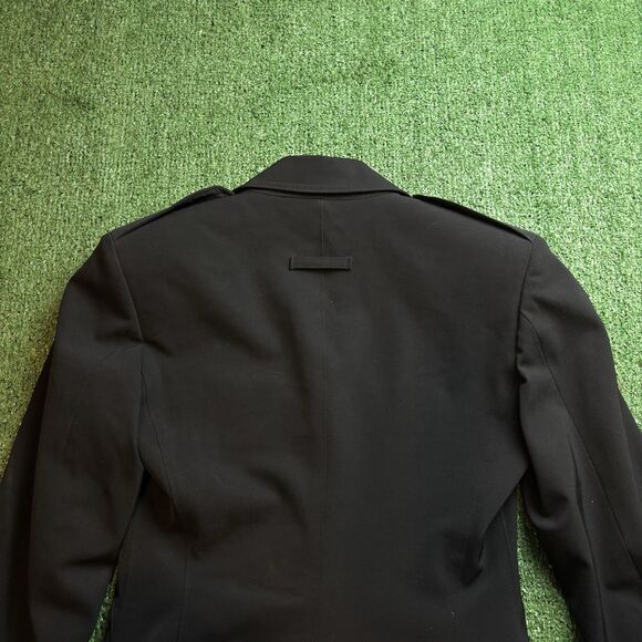 JEAN PAUL GAULTIER Femme BLACK Jacket White Striped Blazer Size US 4 - Picture 10 of 10